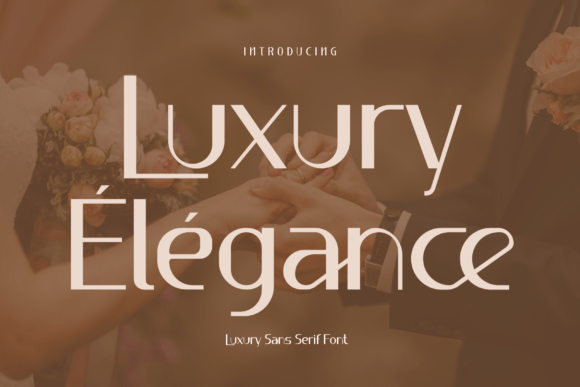 Luxury Élégance: A Versatile Sans Serif Font for Branding